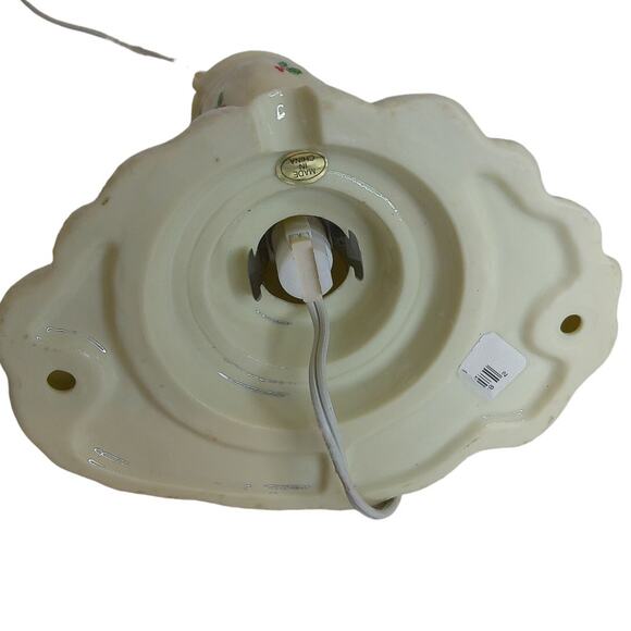 Vintage Santa With Angels Porcelain Christmas Light Up Figurine - Picture 6 of 8